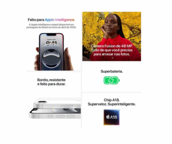 iPhone 16E (128 GB) – Preto - Imagem 7
