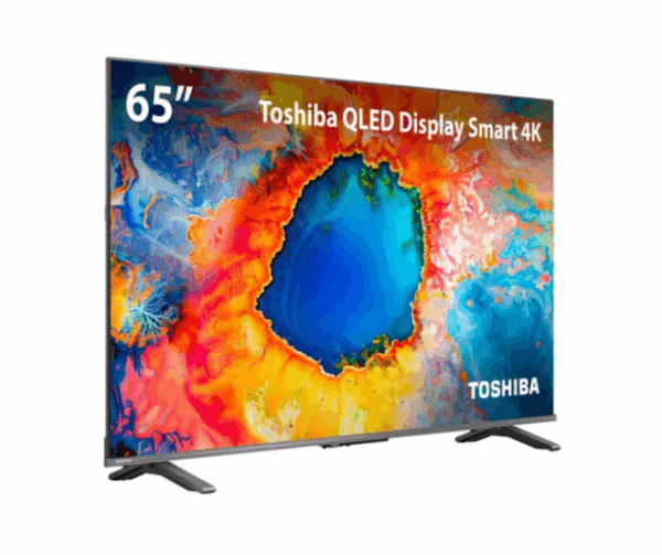 Smart Tv Toshiba 65 Polegadas 4k Qled 65c450ns - Imagem 4