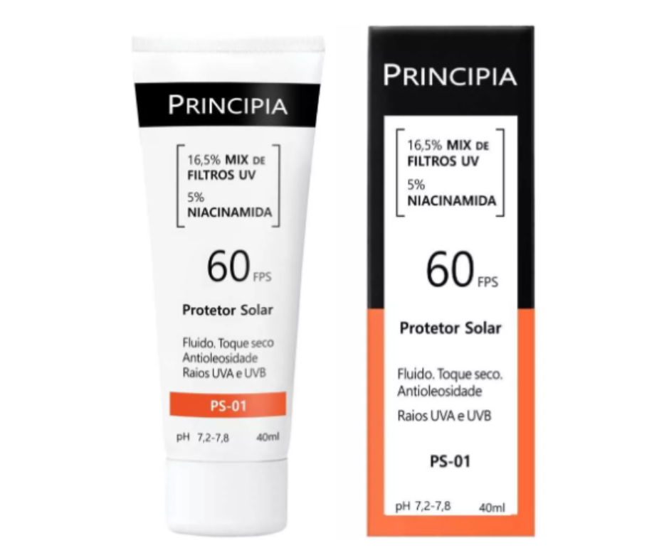 Protetor Solar Facial Principia PS-01 FPS 60 – Alta Proteção com Toque Seco - Imagem 2