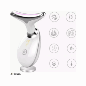 Aparelho Tratamento Facial Led Terapia 3 Cores Lift Fototerapia Massageador Rosto Estética Jgbrasil