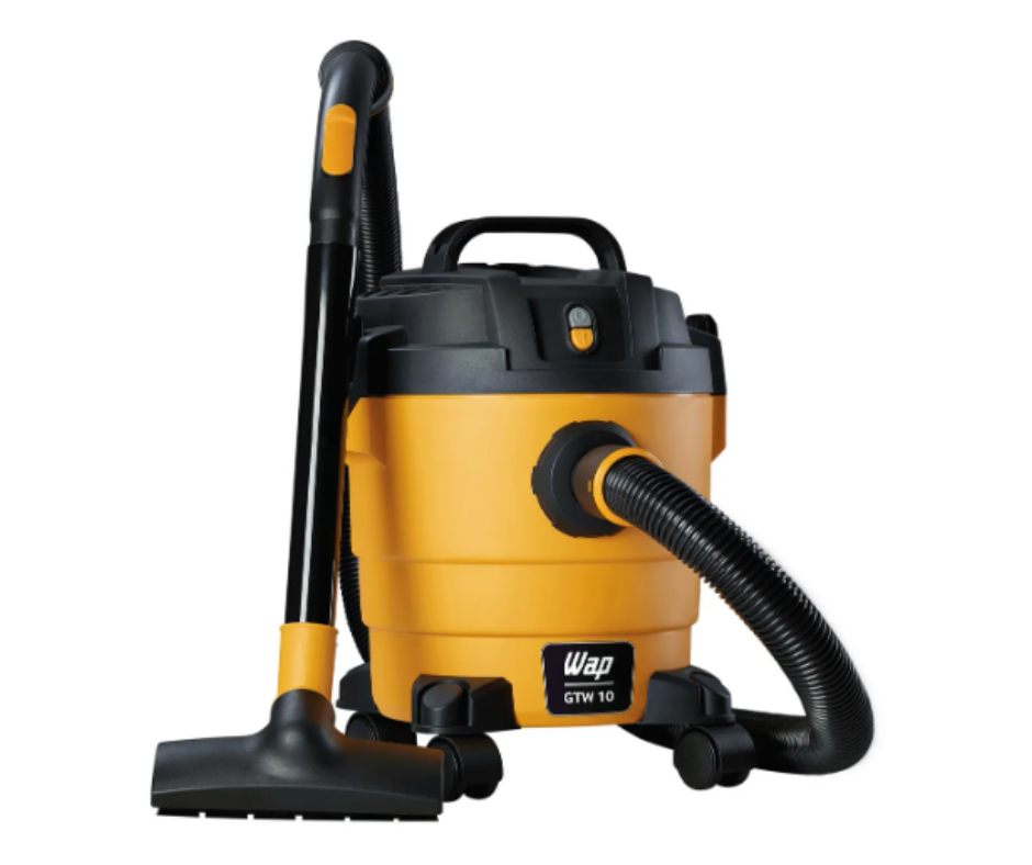 Aspirador De Pó e Água Wap Gtw 10 Compacto 1400w 10 Litros Amarelo/Preto - Imagem 3