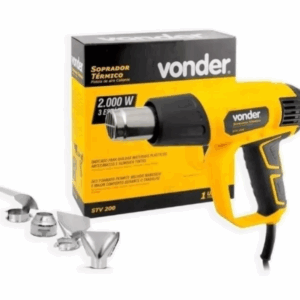 Soprador Térmico Vonder 2000w Stv200 3 Estágios + Acessórios