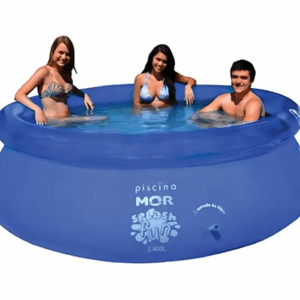 Piscina Inflável Redonda 2.400 Litros Mor Azul